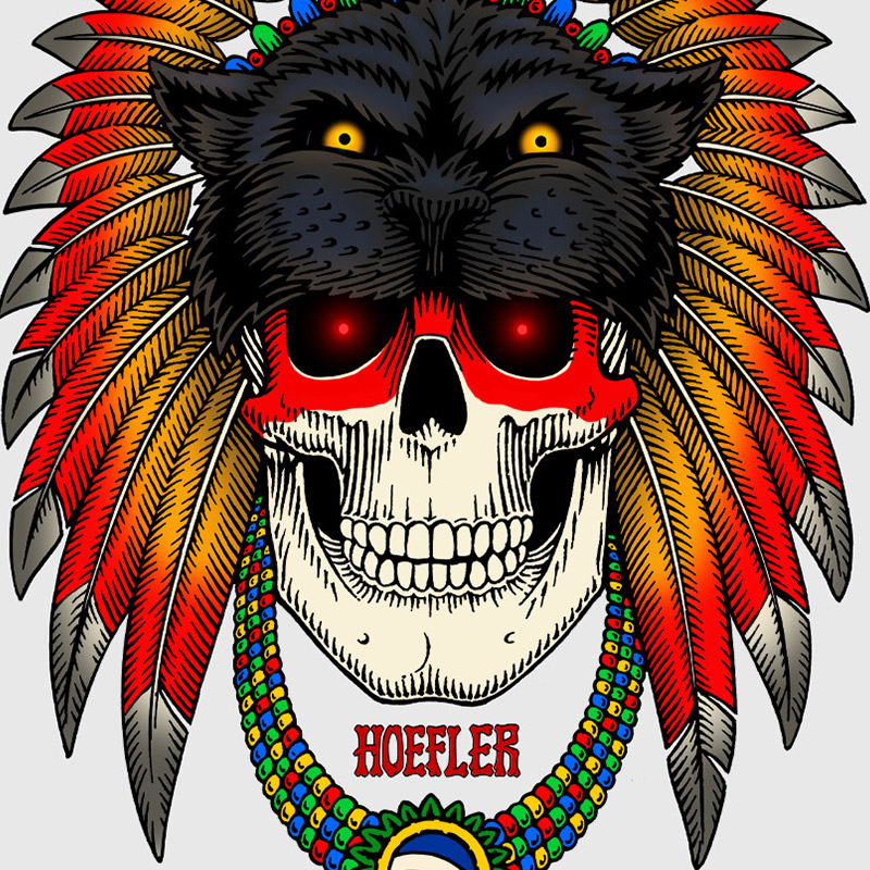 Powell Peralta Kelvin Hoefler Skull Sticker Powell Peralta Kelvin Hoefler Skull Sticker