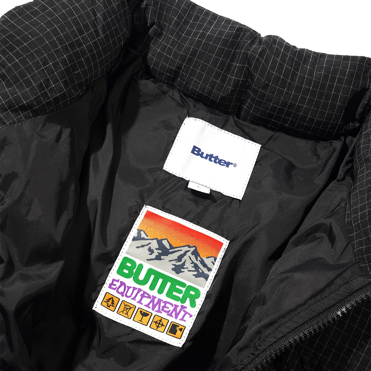Butter Goods Endure Puffer Jacket Black Butter Goods Endure Puffer Jacket Black