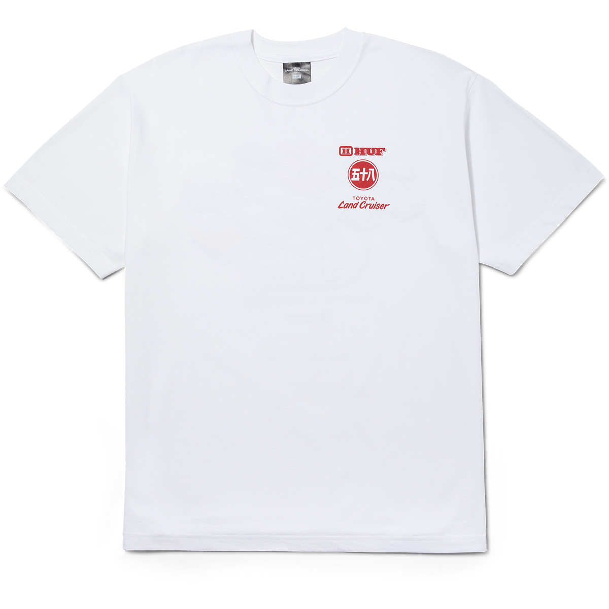 HUF X Toyota Land Cruiser Timeline T-Shirt White HUF X Toyota Land Cruiser Timeline T-Shirt White