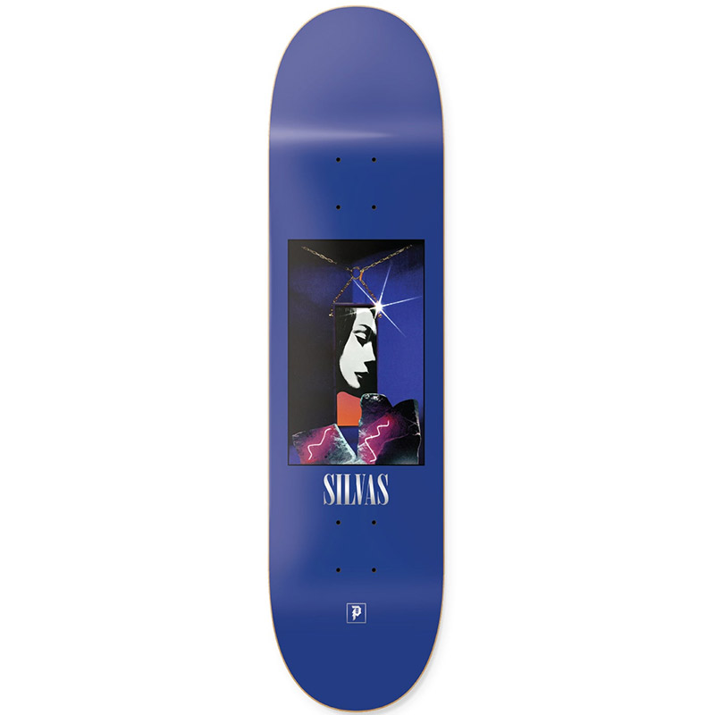 Primitive Silvas Blue Bell Skateboard Deck Blue 8.0