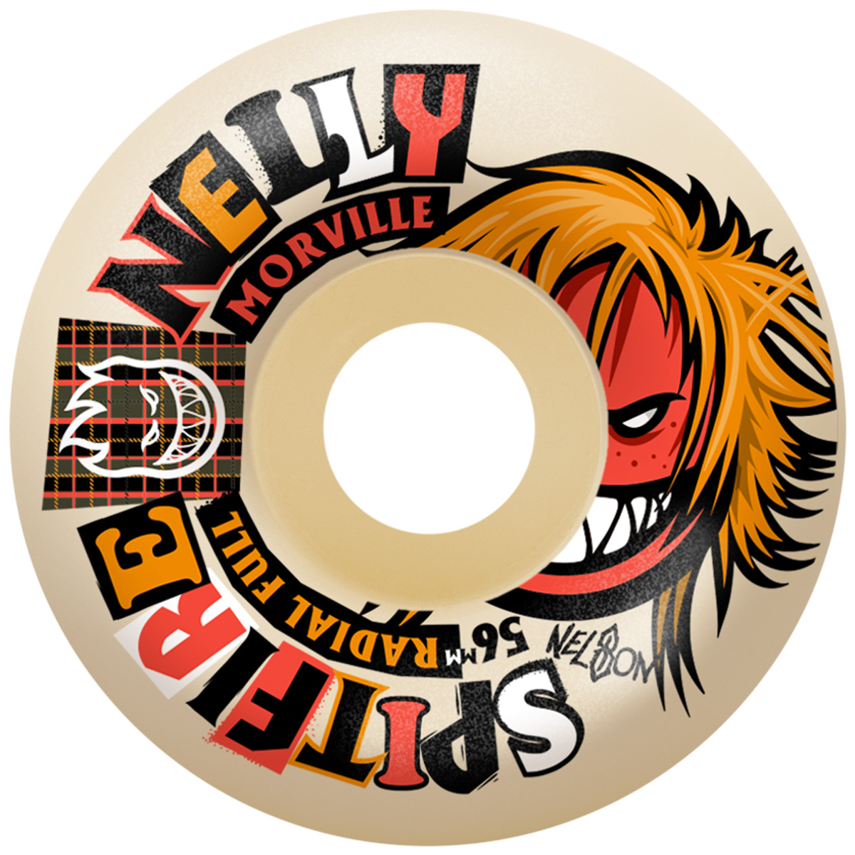 Spitfire Formula Four Nelly Morville Rough Cut Radial Full Wheels 99D 56mm