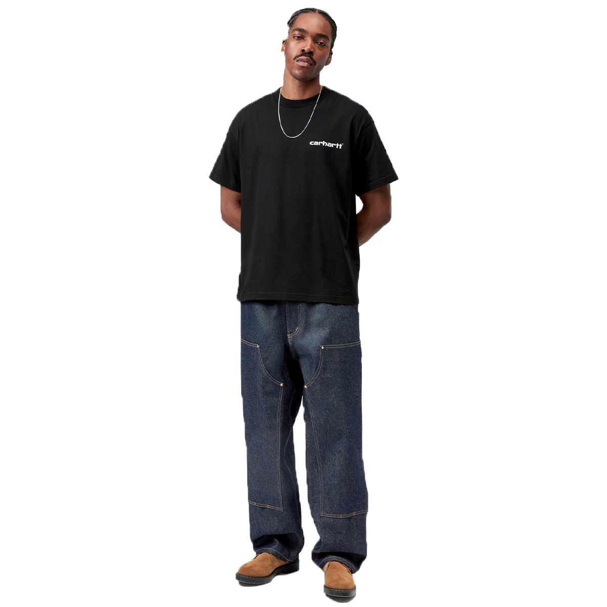 Carhartt WIP Archive Script T-Shirt Black