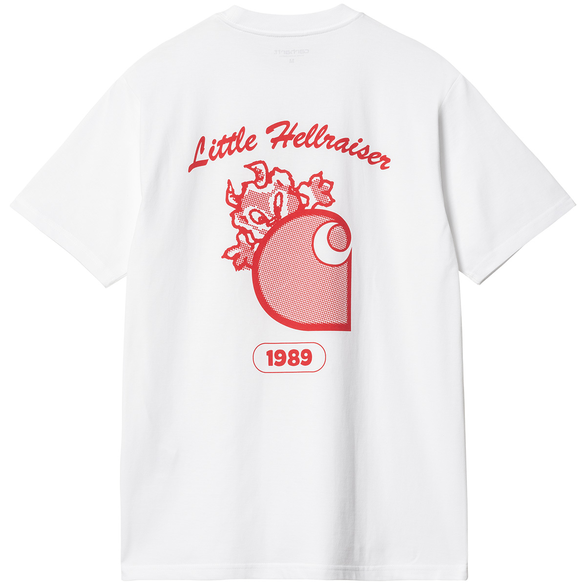 Carhartt WIP Little Hellraiser T-Shirt White/Red Carhartt WIP Little Hellraiser T-Shirt White/Red