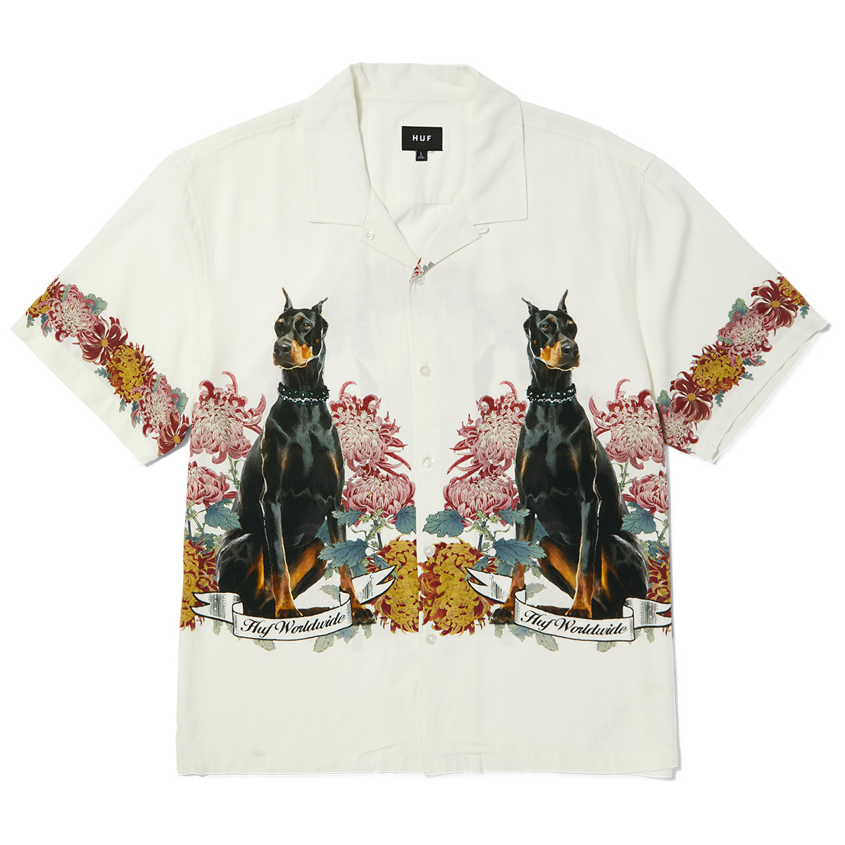 HUF Best Boys Resort Shirt White HUF Best Boys Resort Shirt White