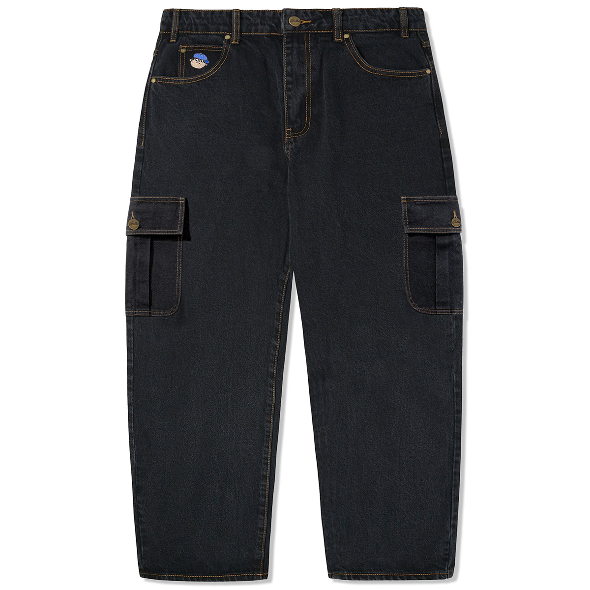 Butter Goods Santosuosso Cargo Denim Jeans Washed Black