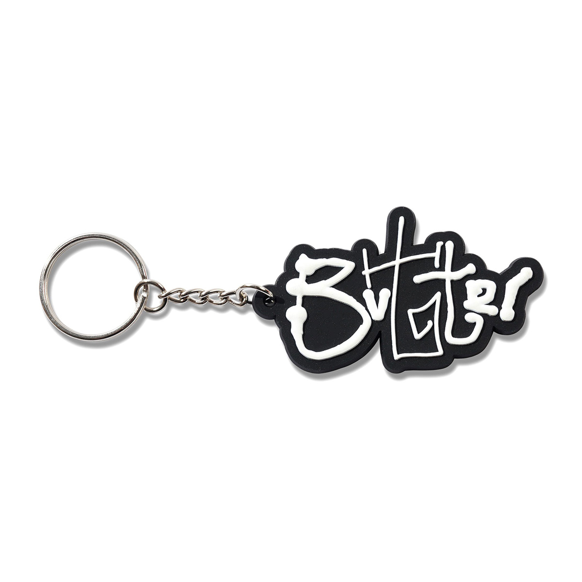 Butter Goods Scribble Rubber Key Chain Black