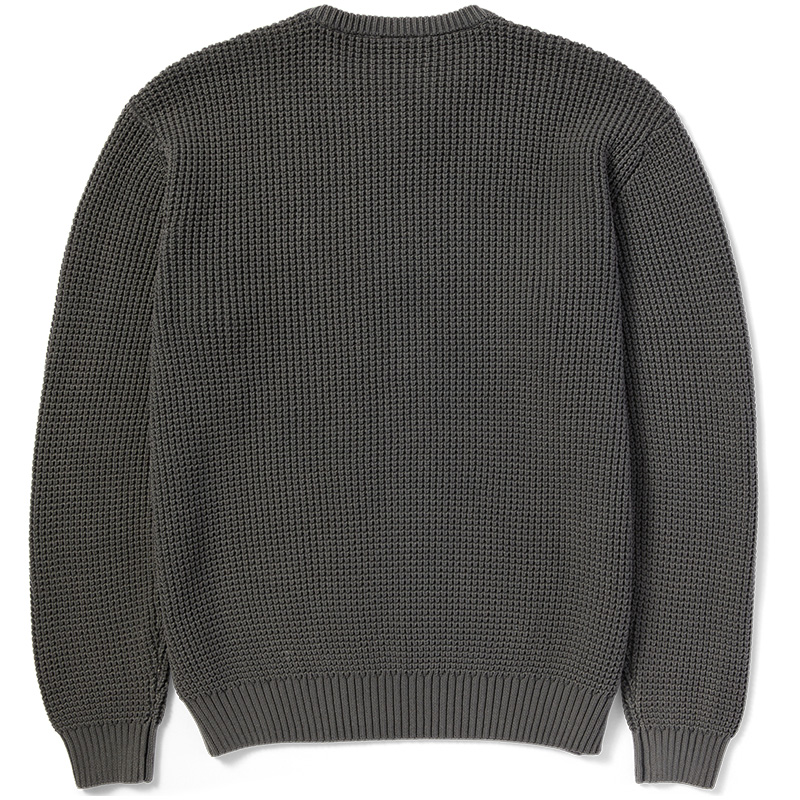 HUF Filmore Waffle Knit Sweater Black HUF Filmore Waffle Knit Sweater Black