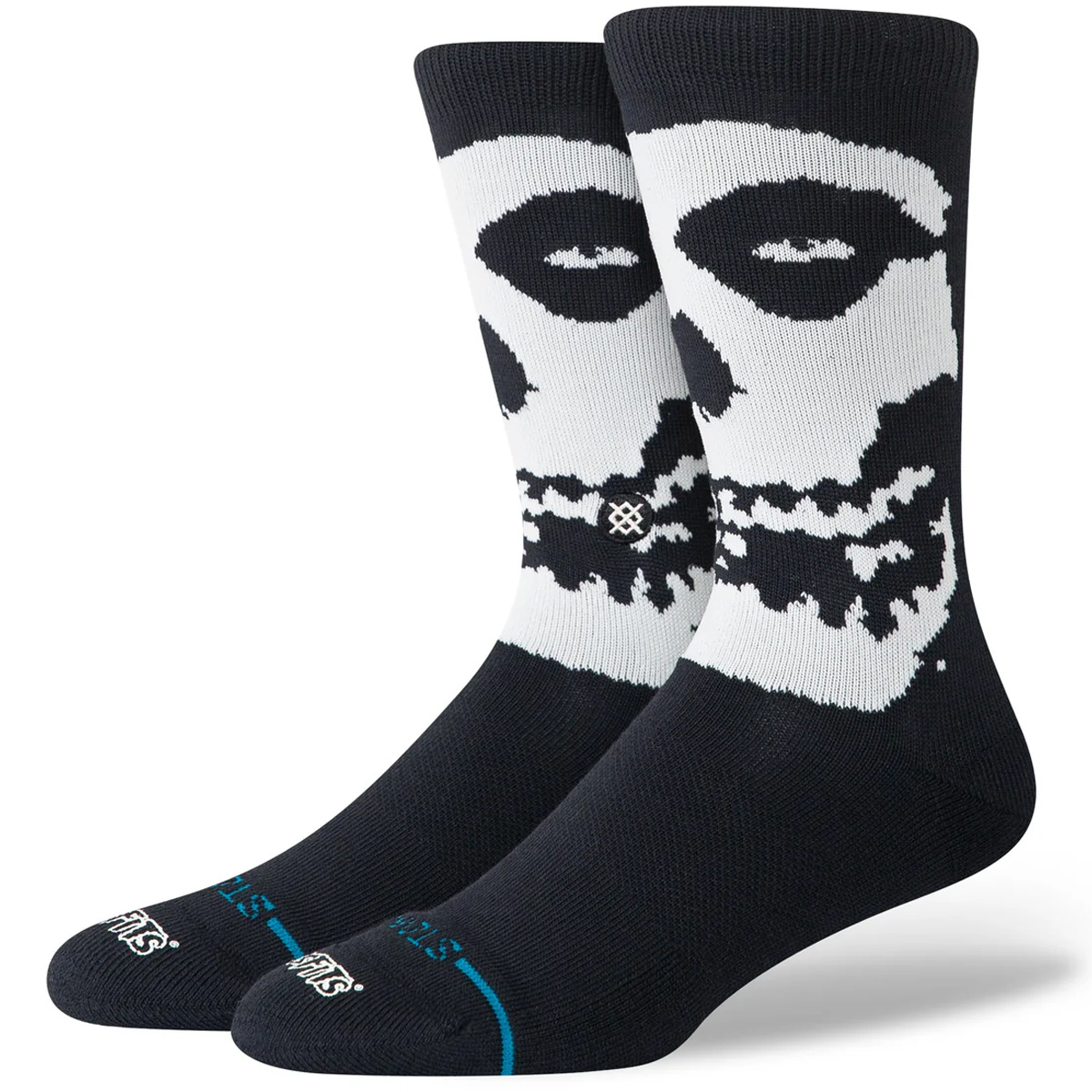 Stance Beware Crew Socks Black