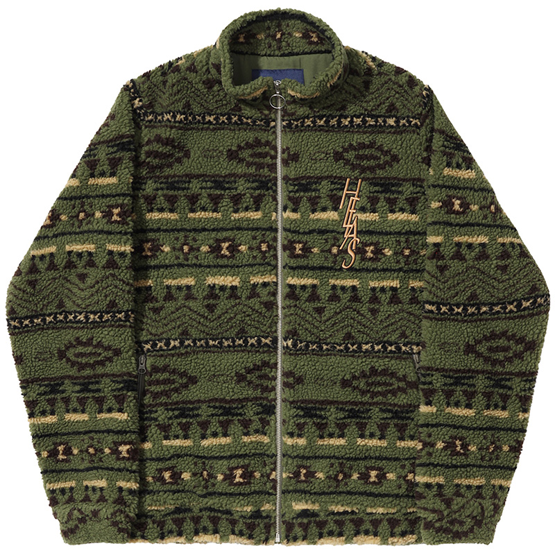 Helas Dew Teddy Jacket Green