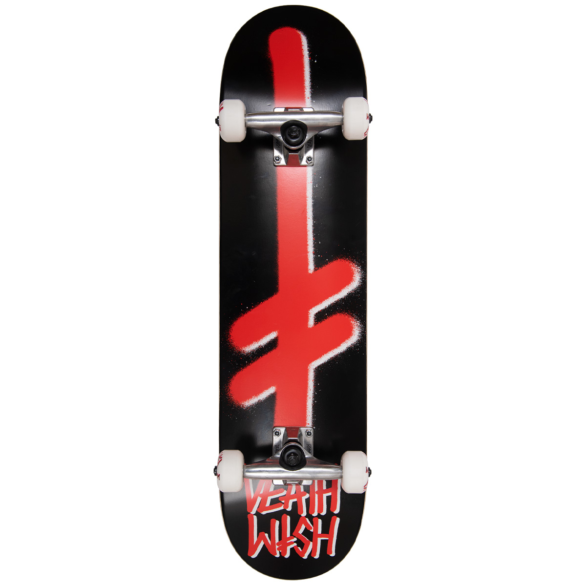 Deathwish Gang Logo Complete Skateboard Black/Red 8.25
