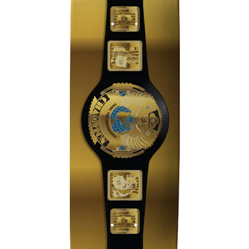 Thank You Undisputed Skateboard Deck Gold Foil 8.0 Thank You Undisputed Skateboard Deck Gold Foil 8.0