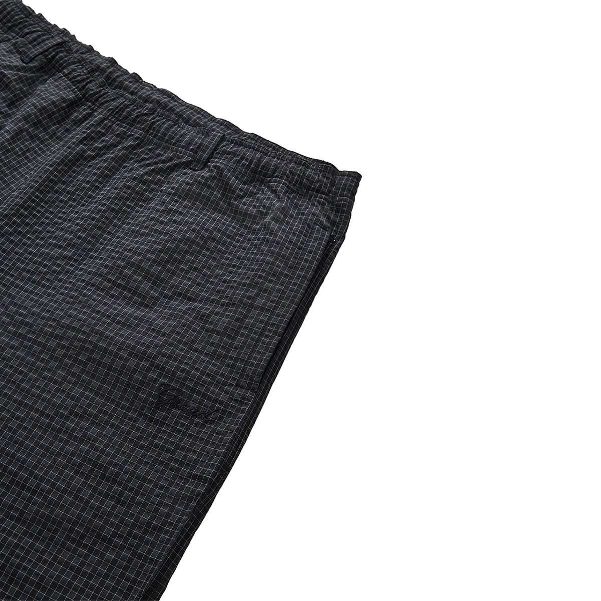 Grand Collection Poly/Rayon Short Black Plaid Grand Collection Poly/Rayon Short Black Plaid