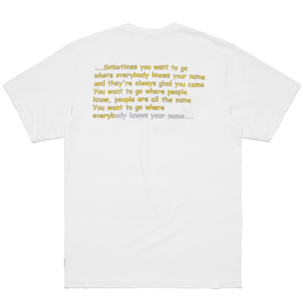 Civilist Cheers T-Shirt White Civilist Cheers T-Shirt White