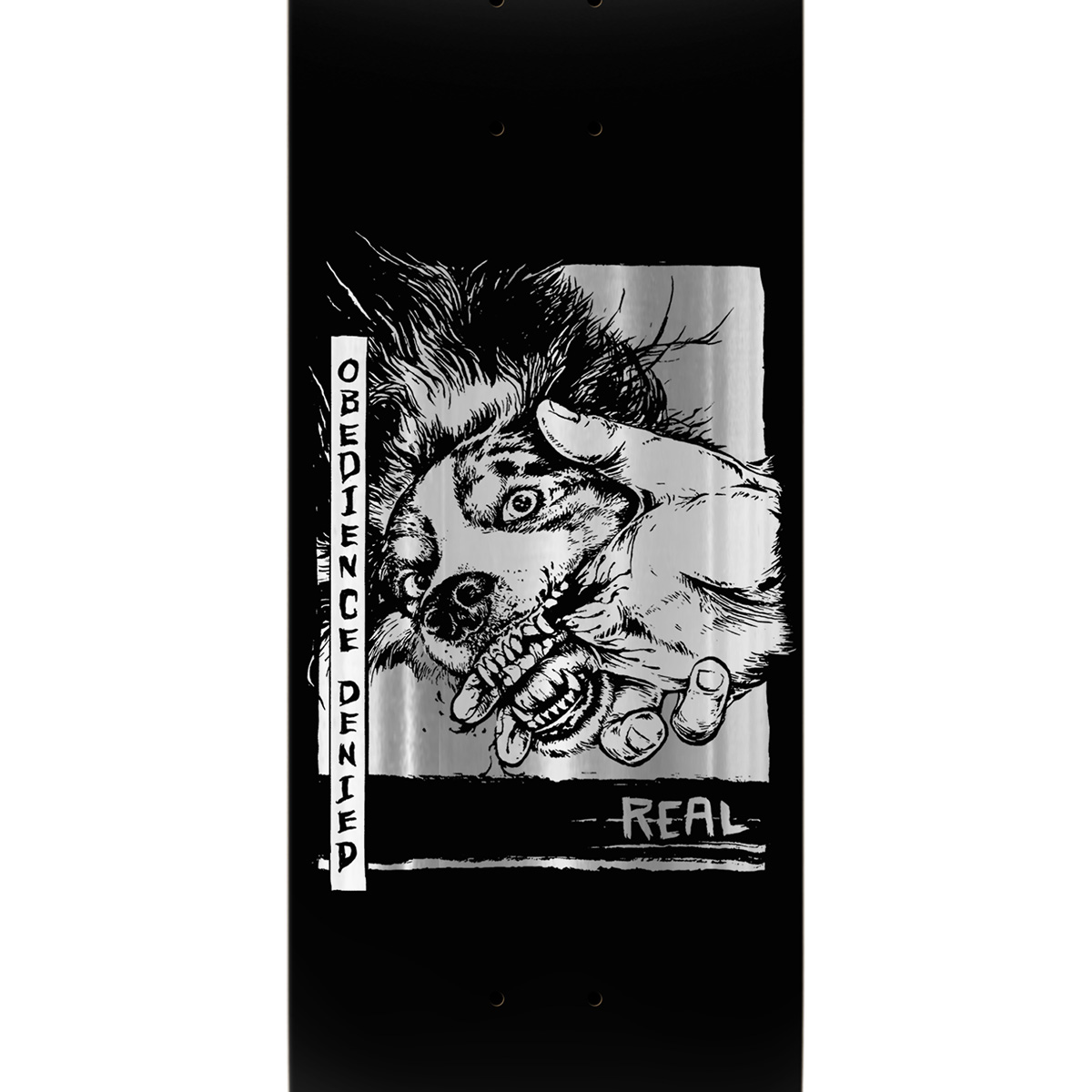 TEST DEPT オリジナル盤　複雑怪奇ジャケ Real Obedience Denied Skateboard Deck Black 8.25 | Skatestore