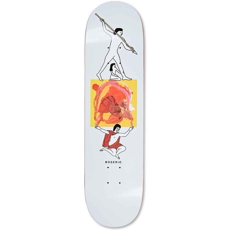 Polar Nick Boserio Family Skateboard Deck Light Blue 8.25 Polar Nick Boserio Family Skateboard Deck Light Blue 8.25