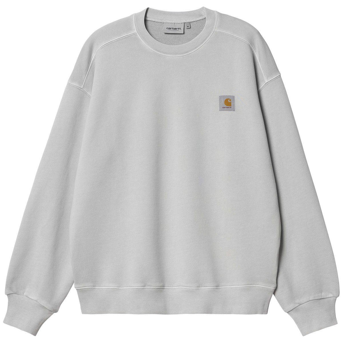 Carhartt WIP Nelson Sweater Sonic Silver Garment Dyed Carhartt WIP Nelson Sweater Sonic Silver Garment Dyed