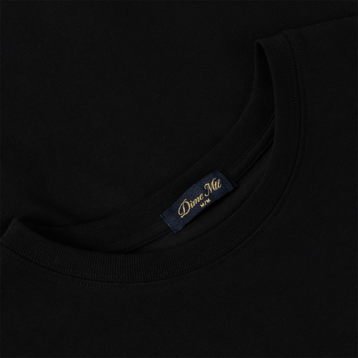 Dime Cursive Paper Cut T-Shirt Black