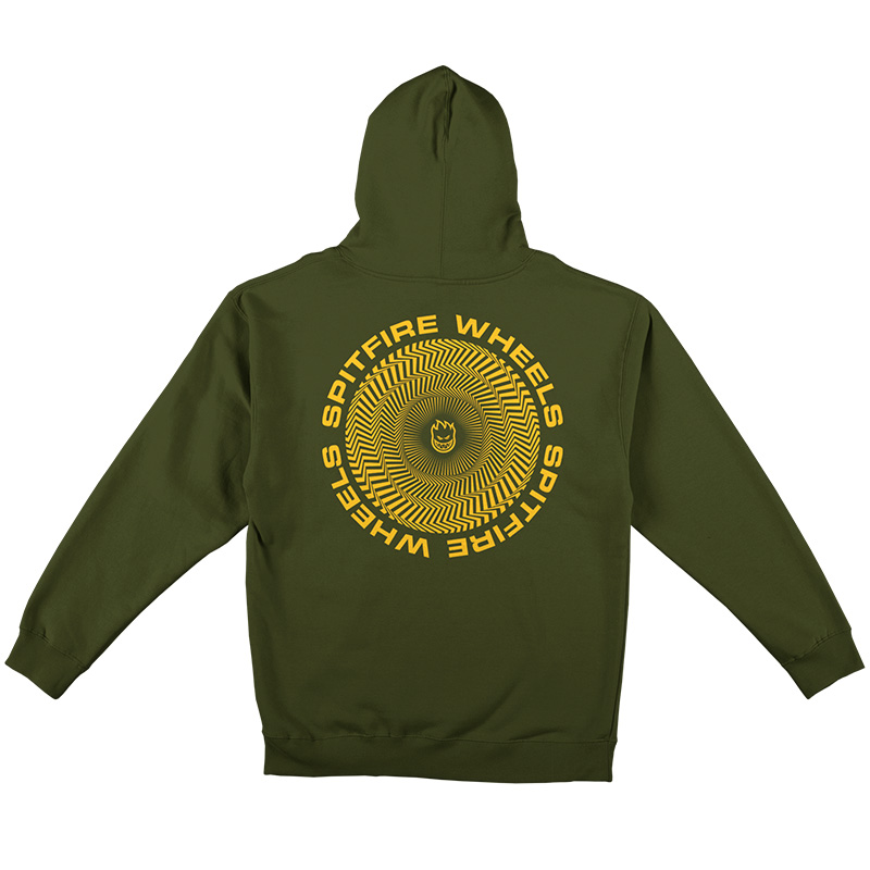 Spitfire Classic Vortex Hoodie Army Spitfire Classic Vortex Hoodie Army