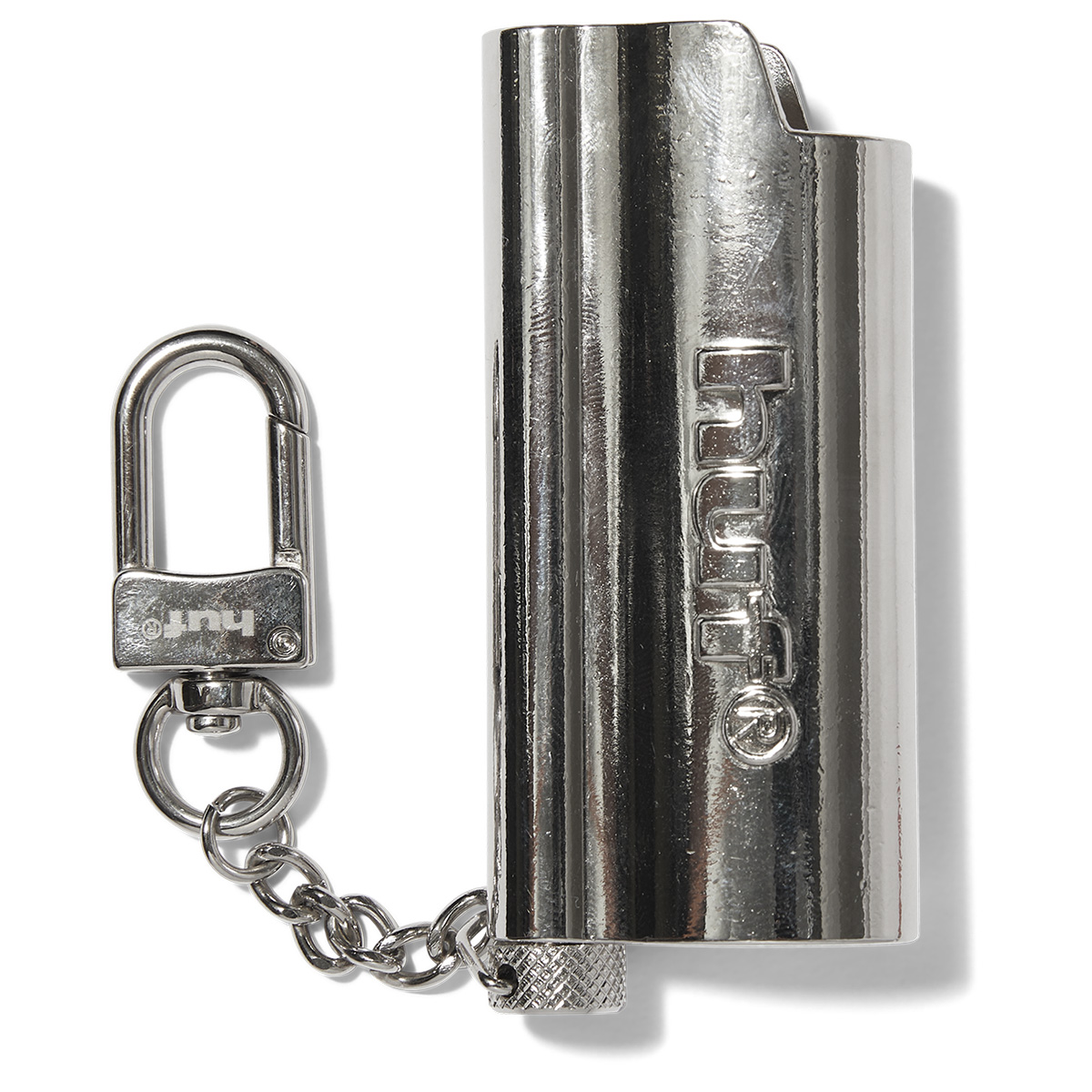 HUF Burner Lighter Sleeve Keychain Silver HUF Burner Lighter Sleeve Keychain Silver