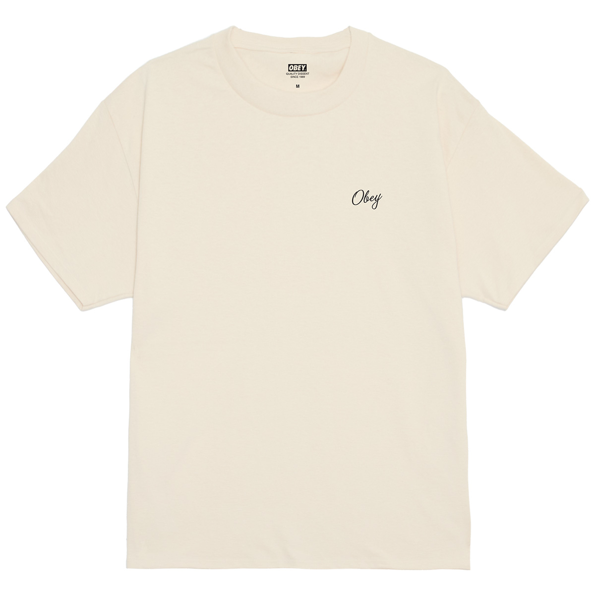 Obey Paper Rose T-Shirt Cream