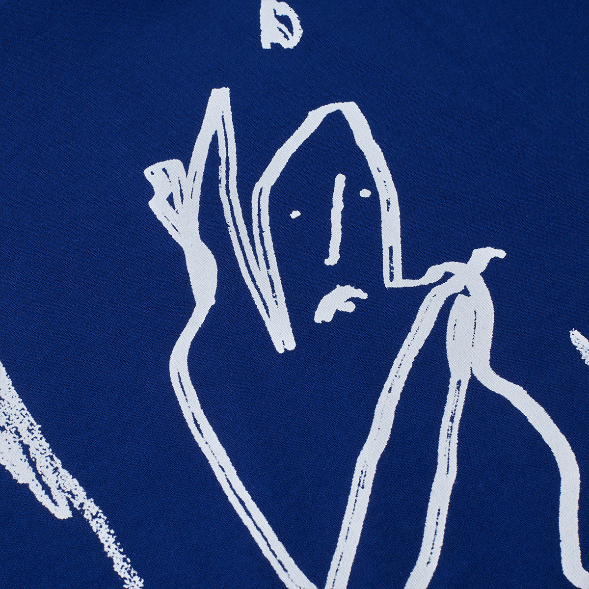 Polar Doodle Contrast T-shirt Ultramarine/White