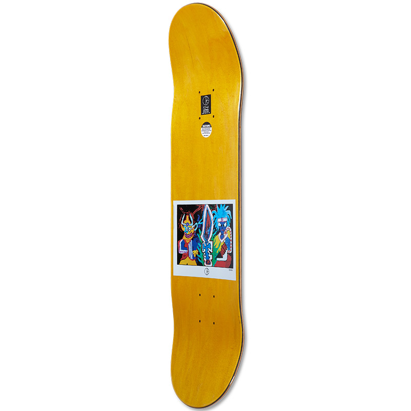 Polar Oskar Rozenberg Tribal Chief Skateboard Deck Blue 8.0