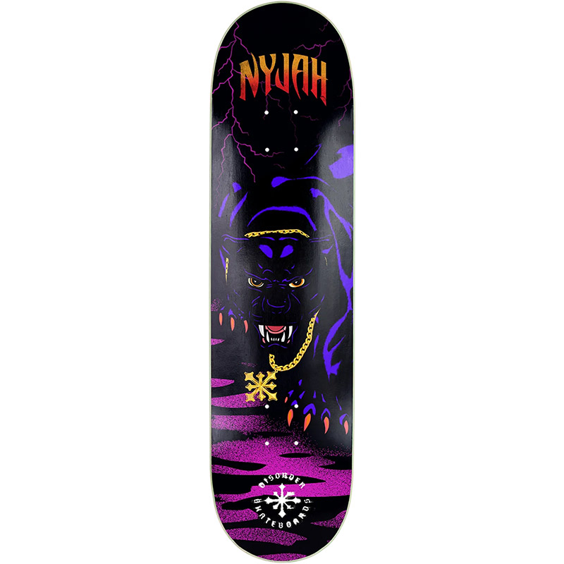 Disorder Panther Skateboard Deck 8.25