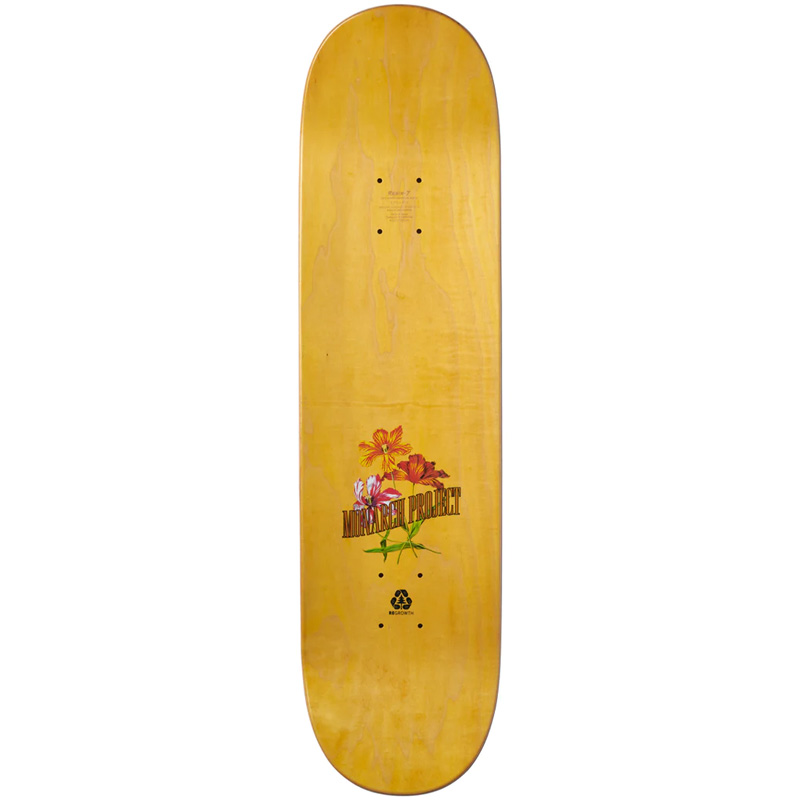 Monarch Project Diego Botanic R7 Skateboard Deck Yellow 8.375 Monarch Project Diego Botanic R7 Skateboard Deck Yellow 8.375