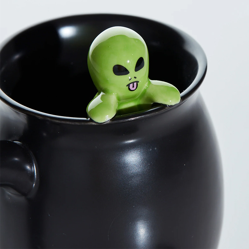 RIPNDIP Lord Alien Wake & Bake Mug Black RIPNDIP Lord Alien Wake & Bake Mug Black