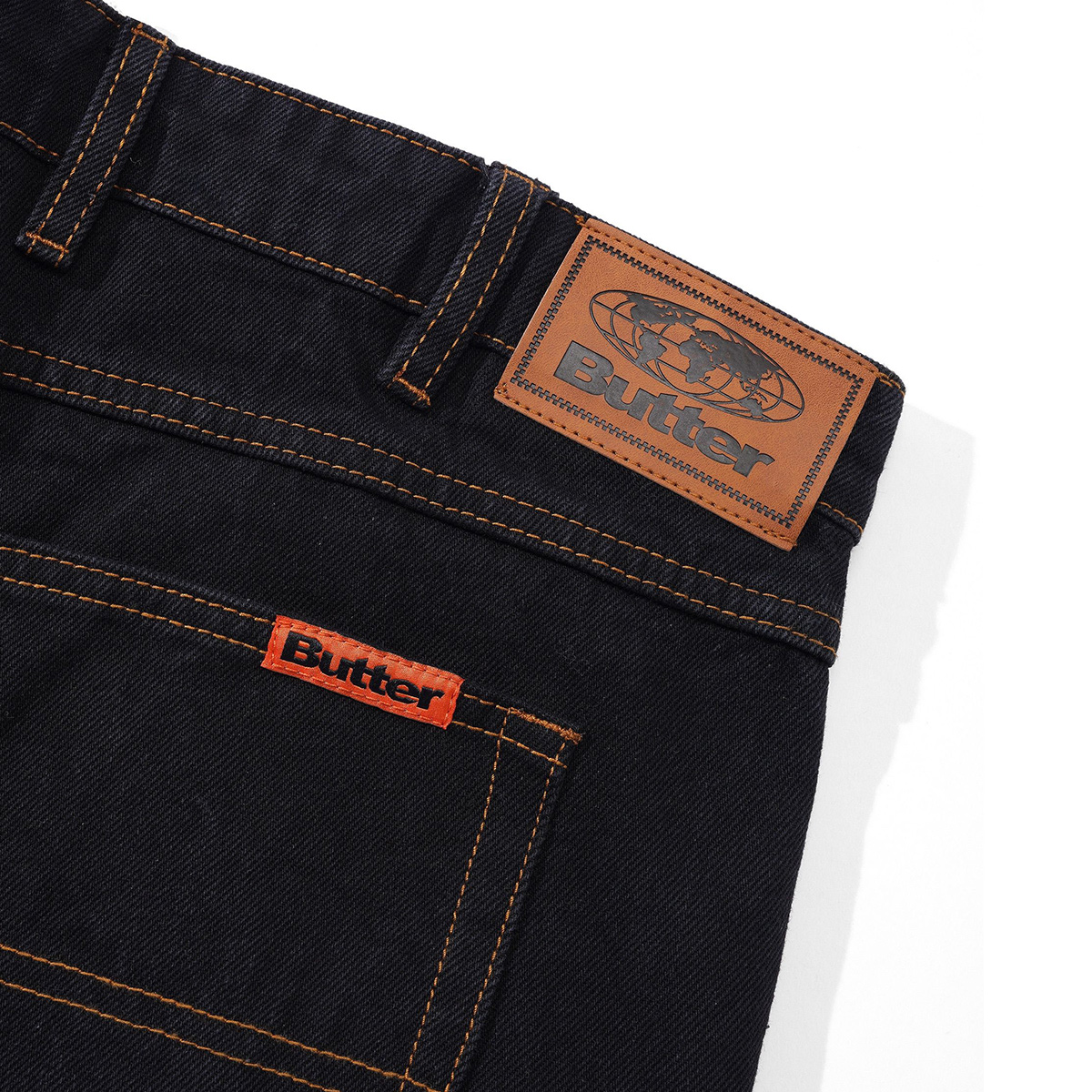 Butter Goods Relaxed Denim Jeans Washed Black