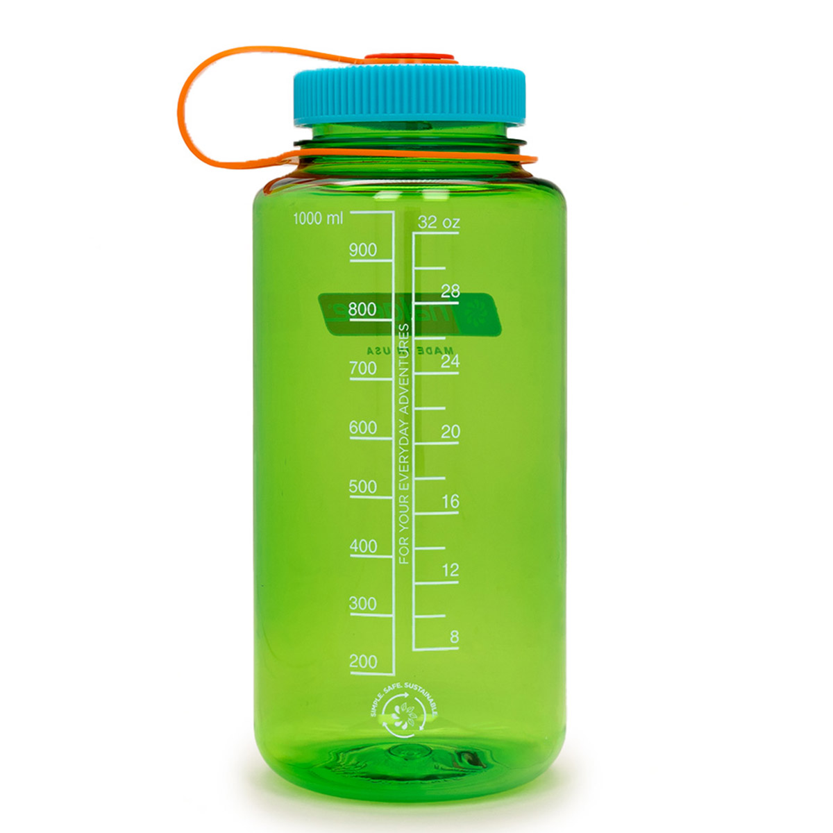 Nalgene Wide Mouth 1000ml Pear Sustain Nalgene Wide Mouth 1000ml Pear Sustain
