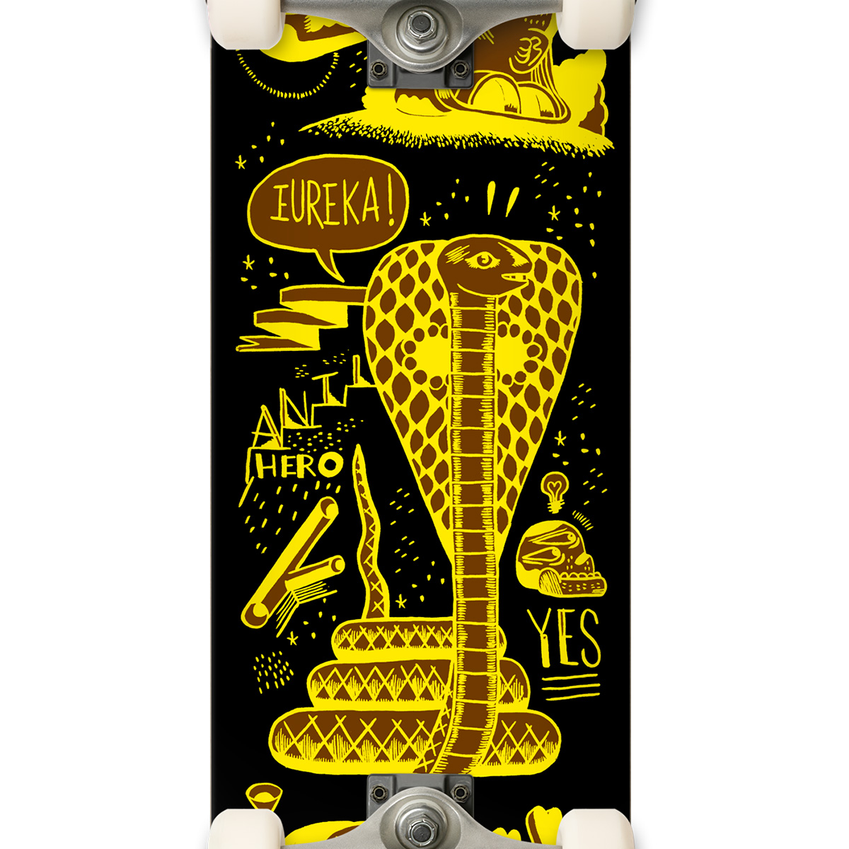 Anti Hero Reach For The Stars Complete Skateboard 8.0 Anti Hero Reach For The Stars Complete Skateboard 8.0