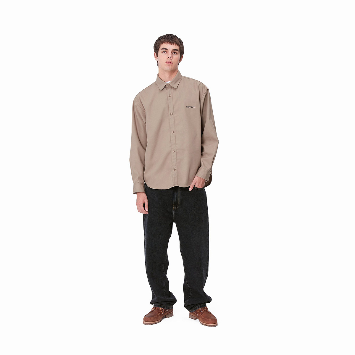 Carhartt WIP Aaron Pant Black Stone Washed Carhartt WIP Aaron Pant Black Stone Washed