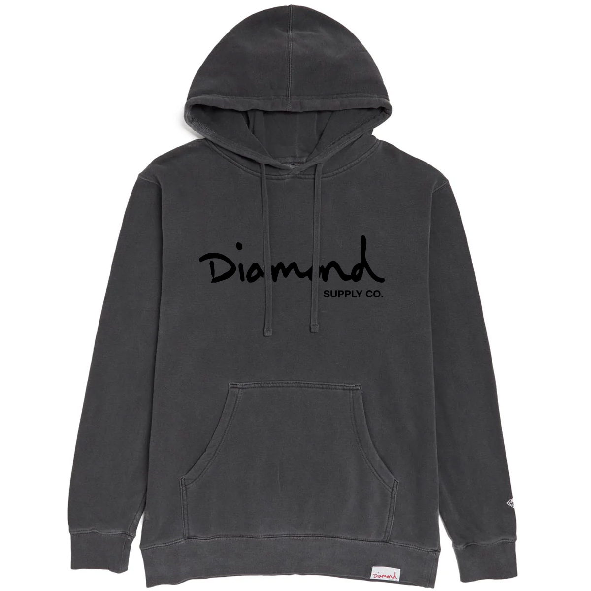 Diamond Og Script Tonal Hoodie Pigment Black Diamond Og Script Tonal Hoodie Pigment Black