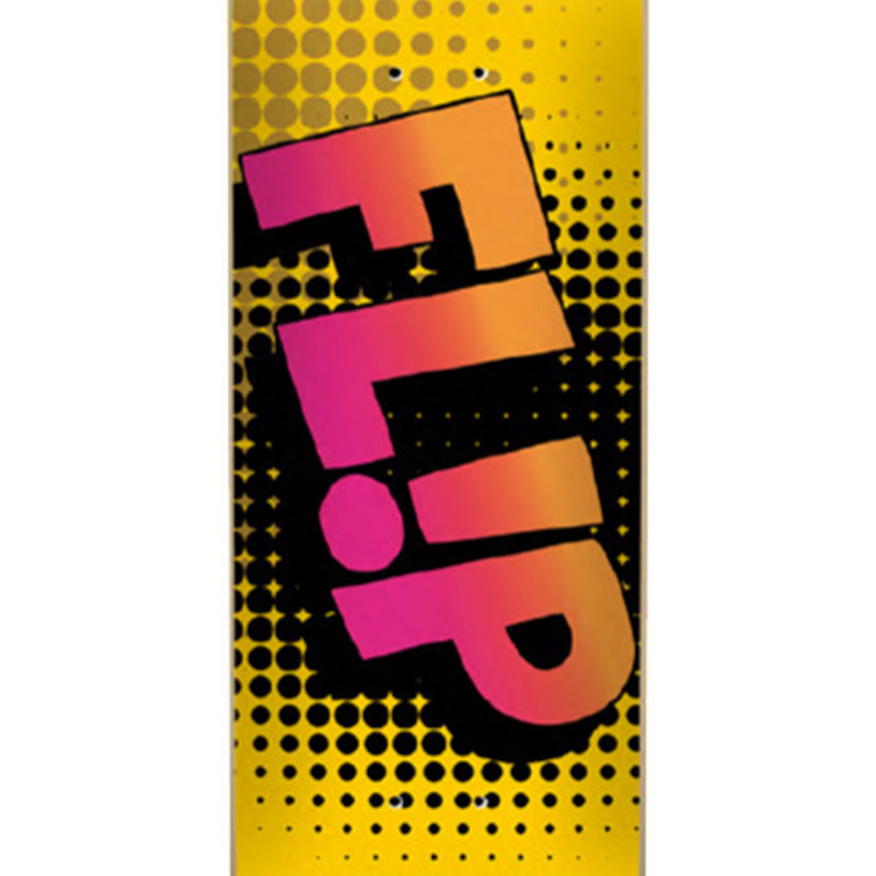 Flip Bang Skateboard Deck Yellow 8.13 Flip Bang Skateboard Deck Yellow 8.13