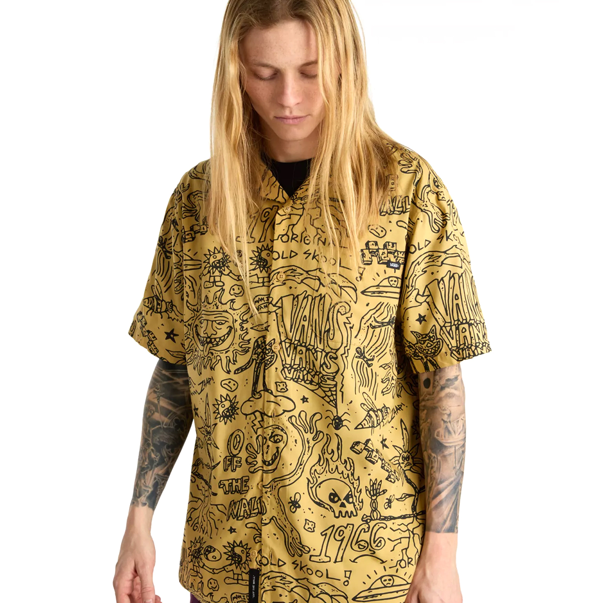 Vans Elden Woven Shirt Antelope/Black Vans Elden Woven Shirt Antelope/Black