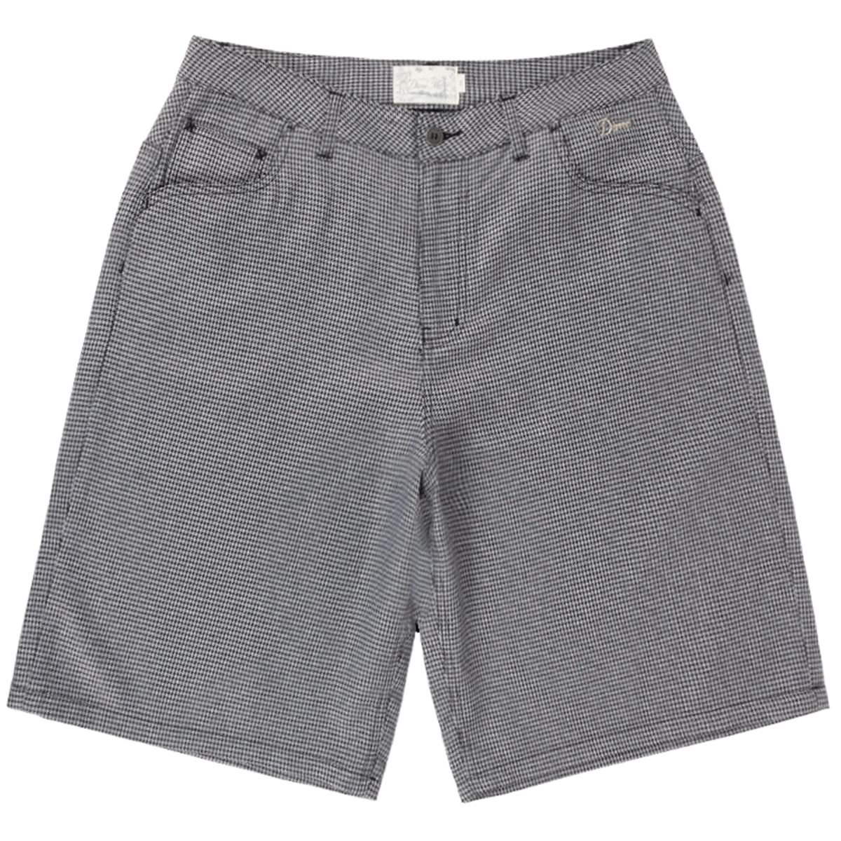 Dime Baggy Houndstooth Short Gray