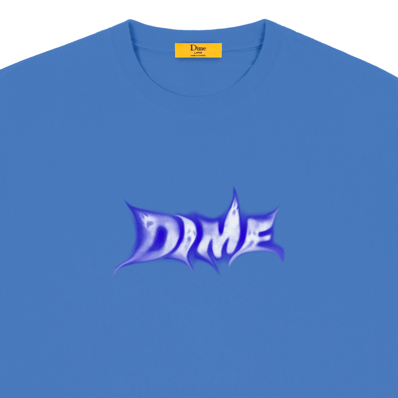 Dime Ghostly Font T-Shirt Sonic Blue Dime Ghostly Font T-Shirt Sonic Blue