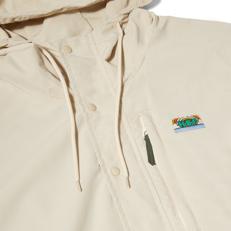 HUF New Day Anorak Jacket Cream M 1125019 M