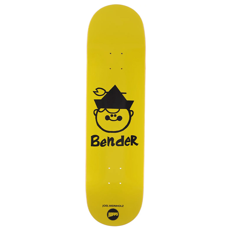 Hopps Meinholz Bender Skateboard Deck Yellow 8.0