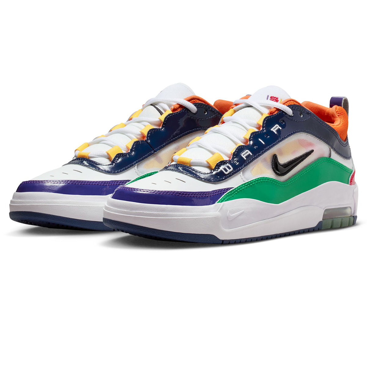 Nike SB Air Max Ishod PRM Univ Red/Black-Amarillo-Navy-Court Purple-Safety Orange