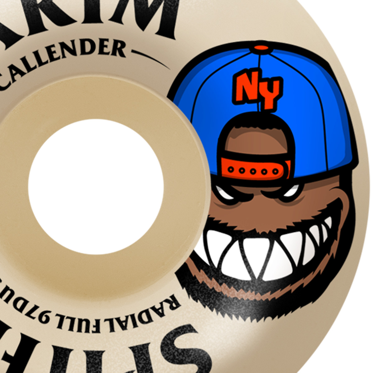 Spitfire Formula Four Karim Callender Burn Squad Radial Full Wheels 97D 58mm