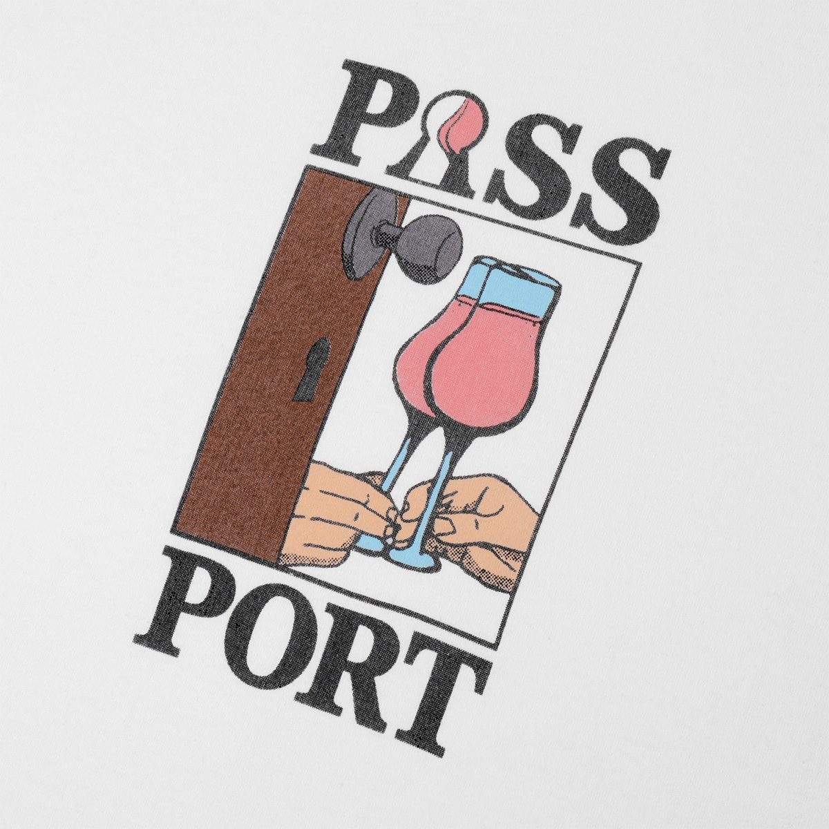 Pass Port What U Think U Saw T-Shirt White