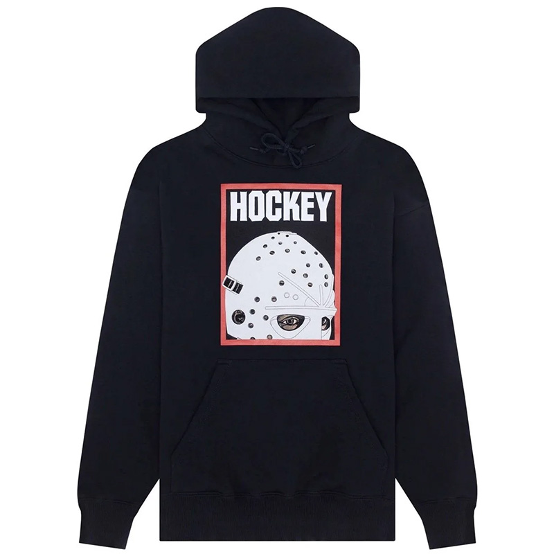Hockey Half Mask Hoodie Black Hockey Half Mask Hoodie Black