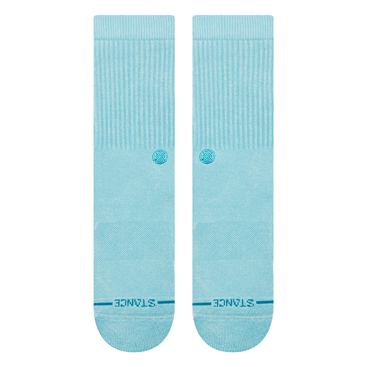 Stance Icon Dyed Crew Socks Electric Blue