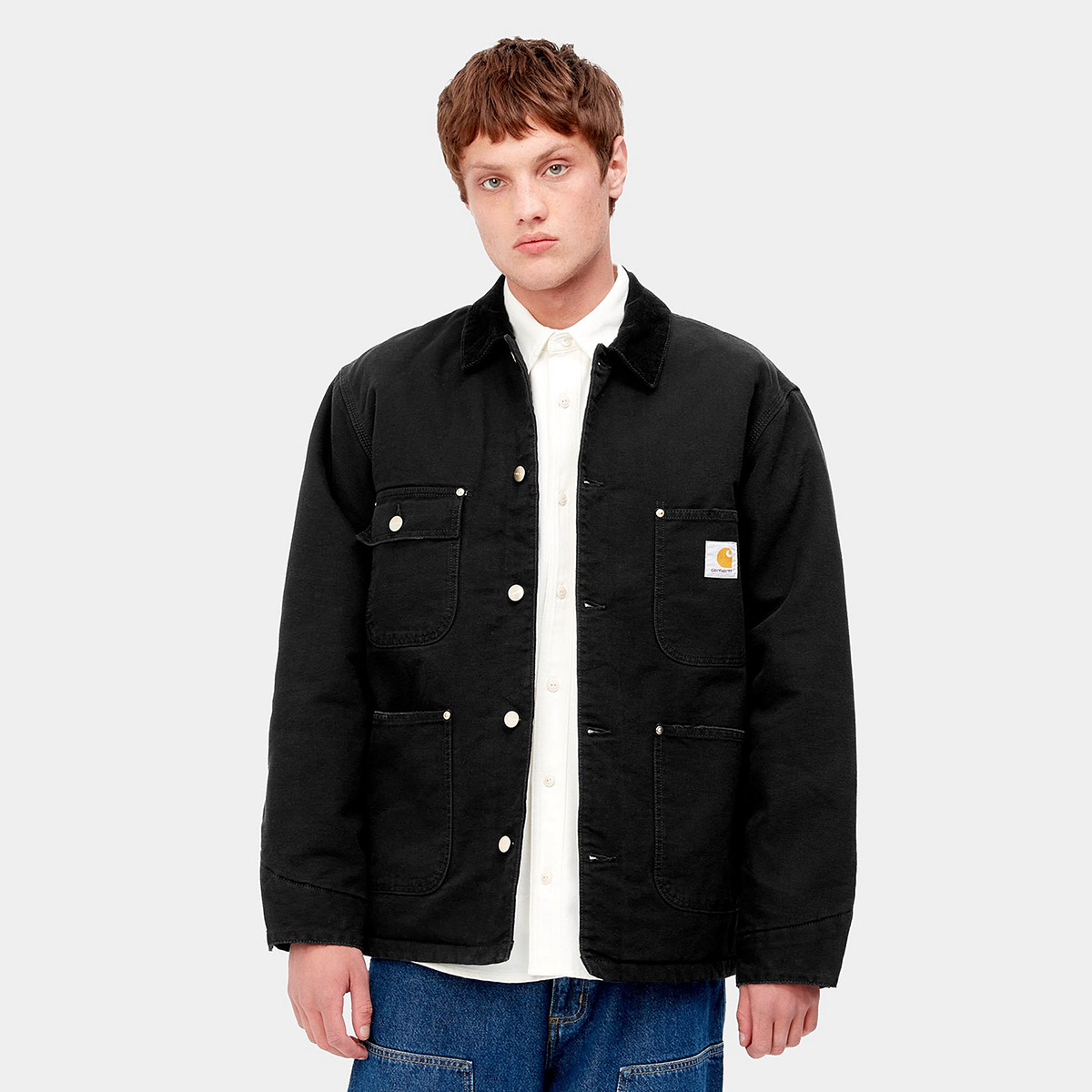 Carhartt WIP OG Chore Coat Black/Black Aged Canvas Carhartt WIP OG Chore Coat Black/Black Aged Canvas