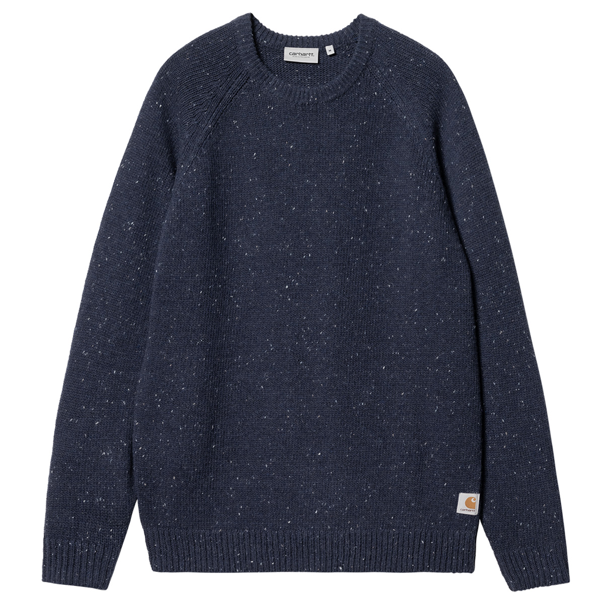 Carhartt WIP Anglistic Sweater Speckled Air Force Blue Carhartt WIP Anglistic Sweater Speckled Air Force Blue