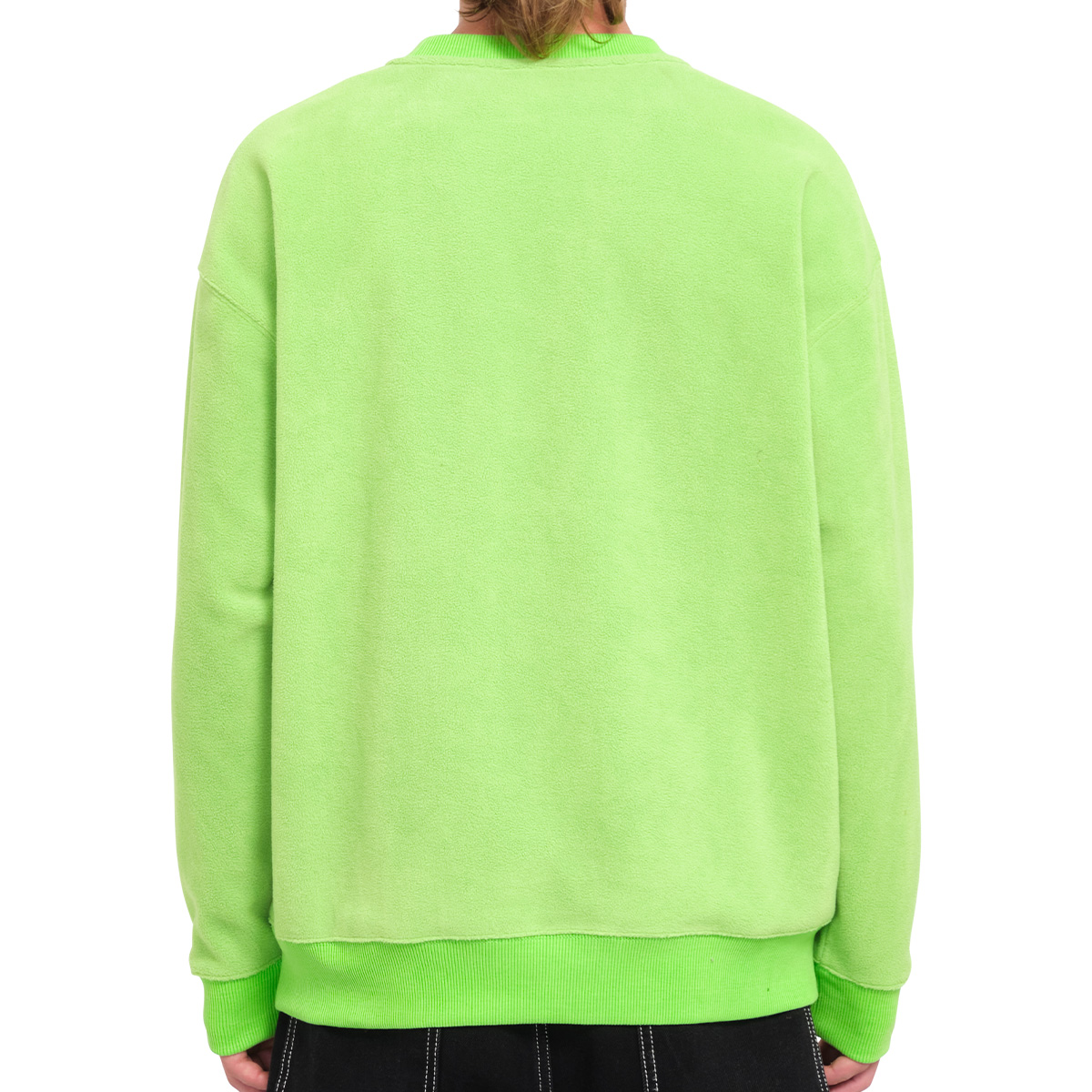 Volcom Too Kool Crewneck Sweater Electric Green