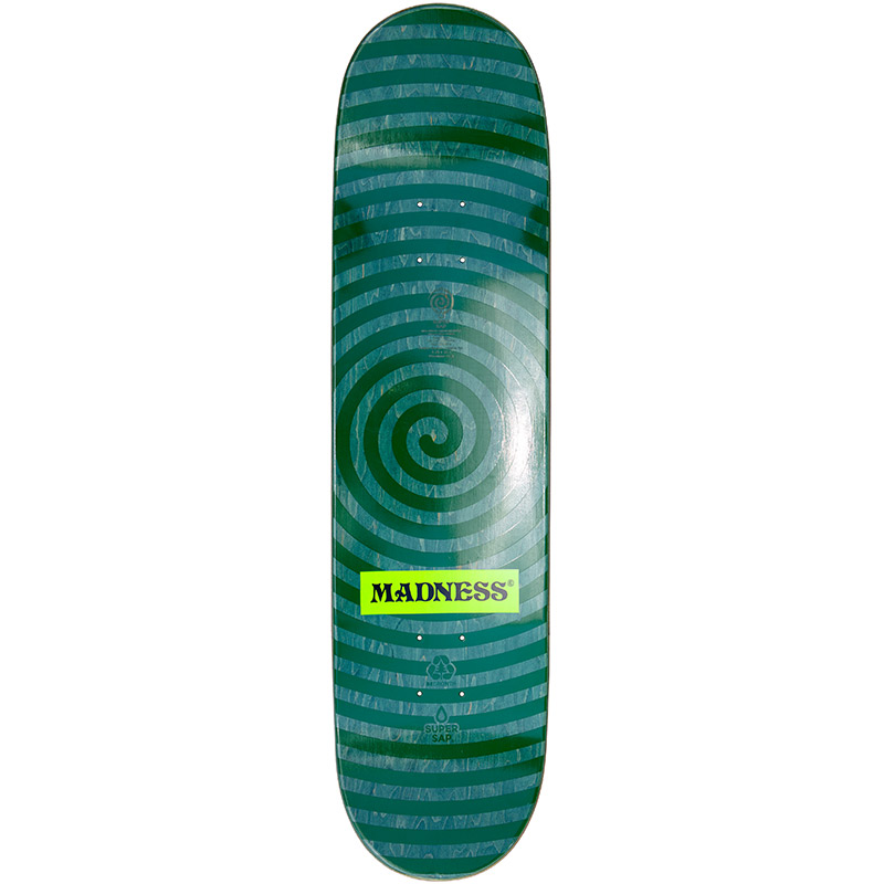 Madness Alex Delusion Slick Super Sap Skateboard Deck Black 8.38