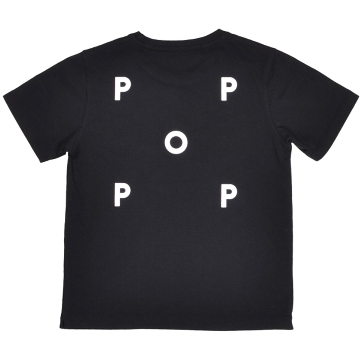 POP Logo Kids T-Shirt Black/White